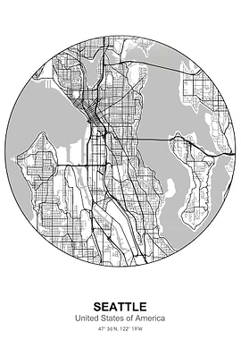 seattle circle map