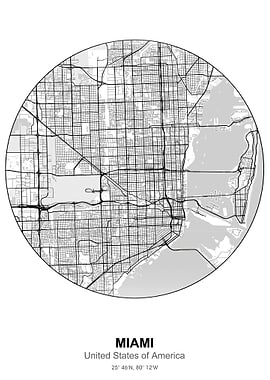 miami circle map
