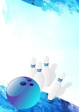 Bowling Skittles and Ball