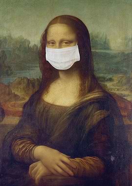 Mona Lisa Mask