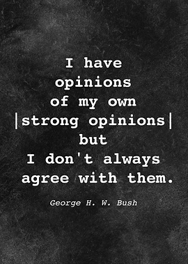 George H W Bush Quote D021
