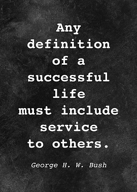 George H W Bush Quote D001