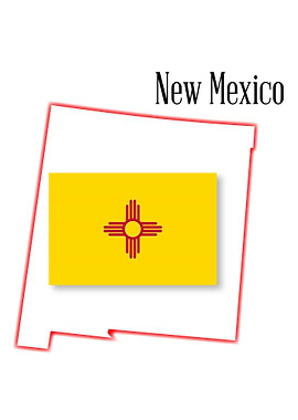 New Mexico State Map