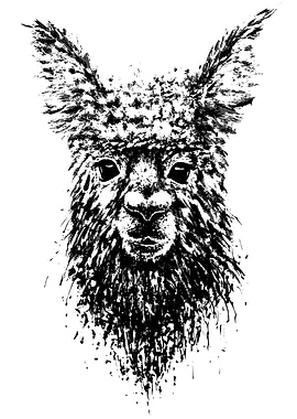 Alpaca Ink Dripping