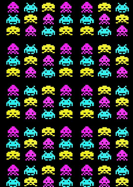 Invasor war retro game