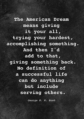 George H W Bush Quote D002