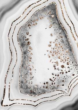 Agate Gold Glitter Glam 1