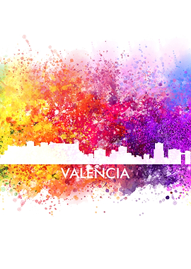 valencia color cityscape