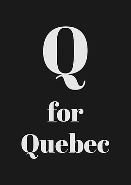 Q for Quebec