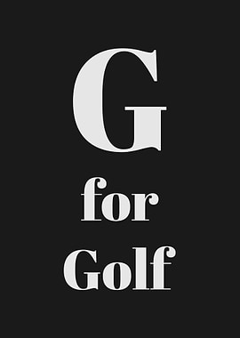 G for Golf