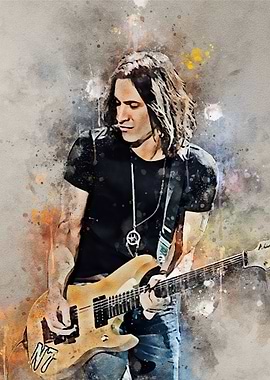 Nuno Bettencourt painting