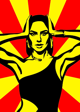 Gal Gadot Pop Art