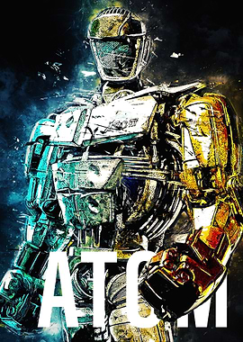 atom real steel poster