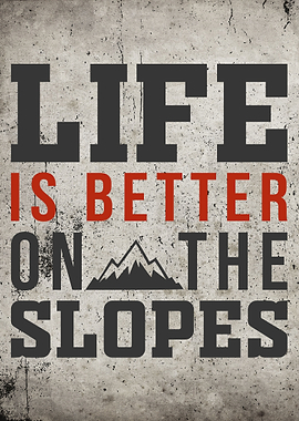 Slopes Skier Snowboarder