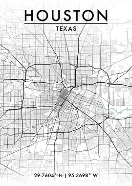 Houston City Map