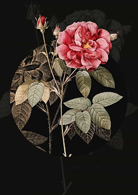 Blooming French Rose