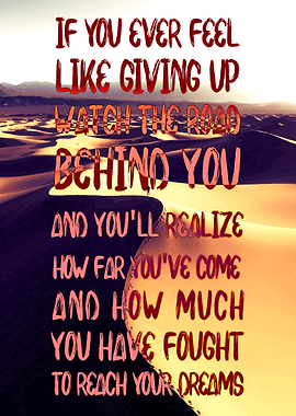 How Far You Have Come