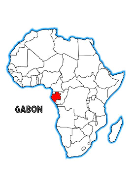Gabon Map