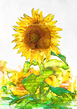 Big Yellow Sunflower