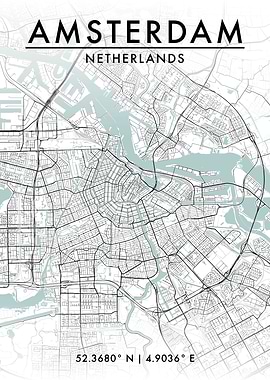 Amsterdam City Map