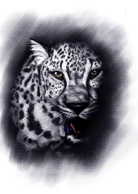 digital art Leopard