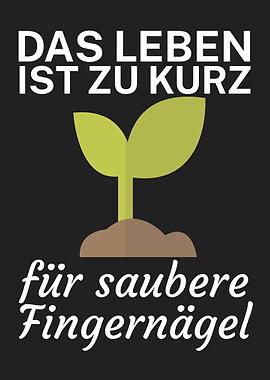 Garten Saubere Finger