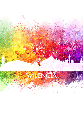 valencia color cityscape