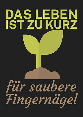 Garten Saubere Finger