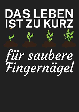 Garten Saubere Finger