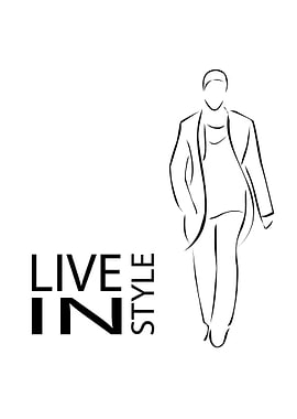 Stylish men abstract