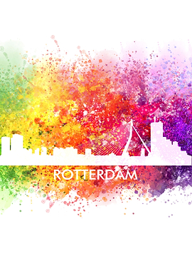 rotterdam color cityscape