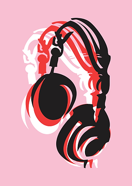 Headphones Pink