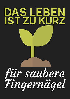 Garten Saubere Finger