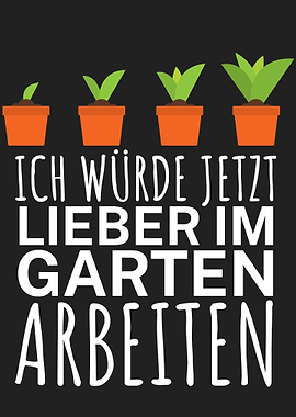 Garten arbeiten