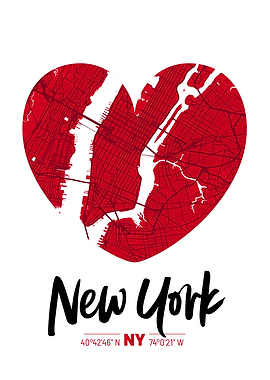 New York City Map Design