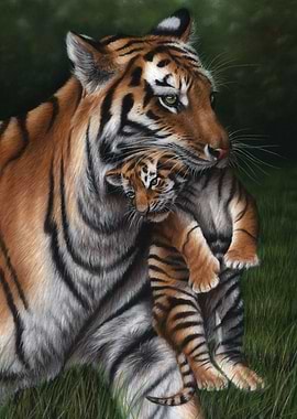 Tiger and Cub