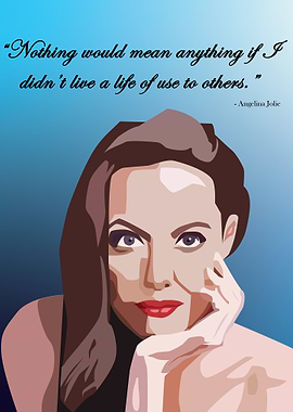 Angelina Jolie Portrait
