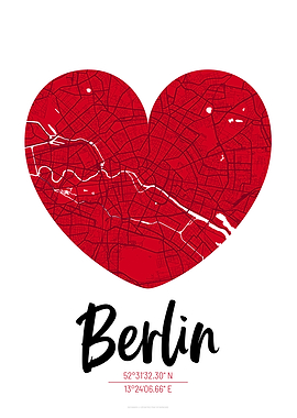 Berlin City Map Design