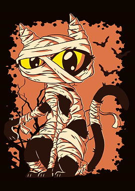 Cat as Mummy