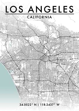 Los Angeles City Map