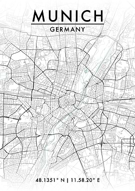 Munich City Map