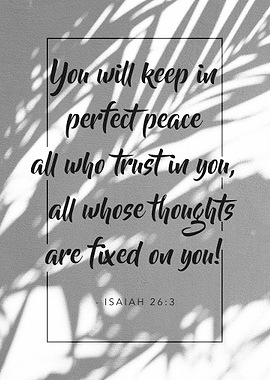 Isaiah 26 verse 3