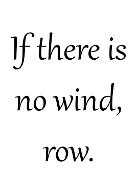 If there is no wind row
