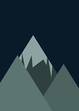 Mountains Panorame Abstrac