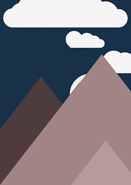 Mountains Panorame Abstrac