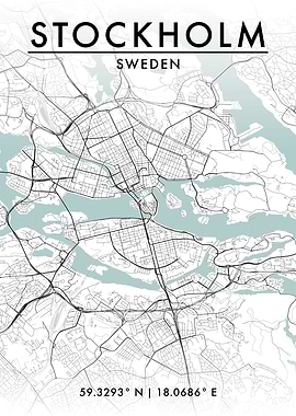 Stockholm City Map