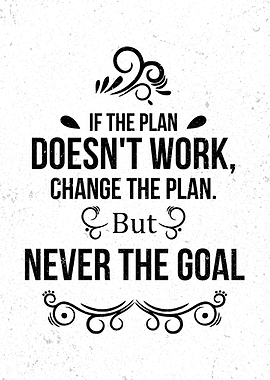 CHANGE THE PLAN