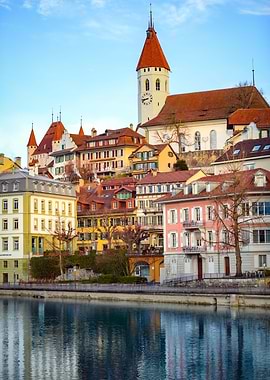 Town Thun in Switzerland