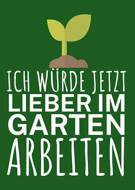 Garten arbeiten