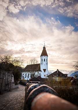 Town Thun in Switzerland